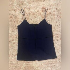 100% Silk Club Monaco Navy Cami Top